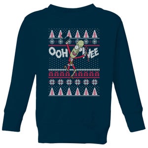 Rick and Morty Ooh Wee Kids' Christmas Sweater - Navy
