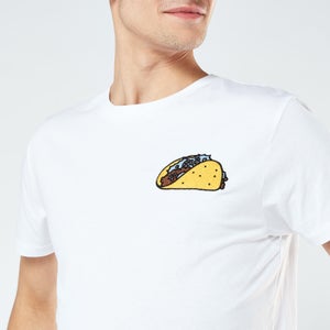 Taco Unisex Embroidered T-Shirt - White