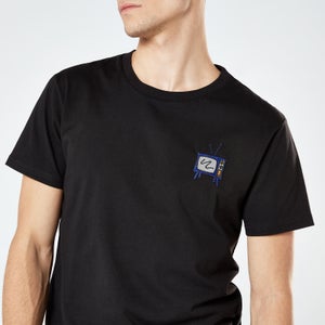 Classic TV Unisex Embroidered T-Shirt - Black