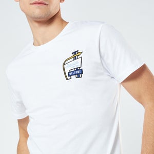 Motel Unisex Embroidered T-Shirt - White