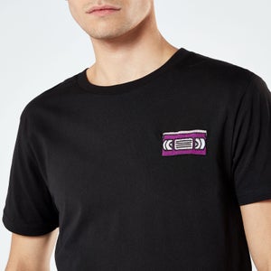 VHS Unisex Embroidered T-Shirt - Black