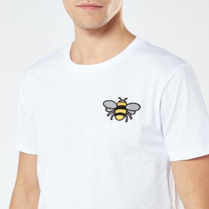 Bee Unisex Embroidered T-Shirt - White