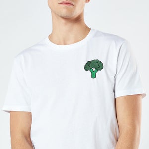 Broccoli Unisex Embroidered T-Shirt - White