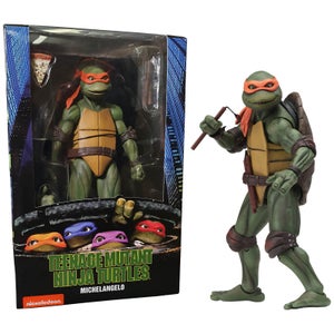 NECA Teenage Mutant Ninja Turtles 7" Figure 1990 Movie Michelangelo