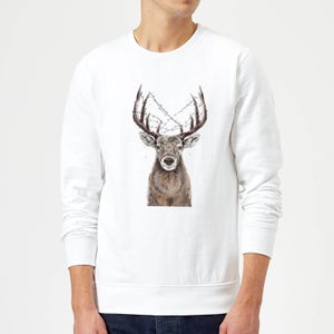 Balazs Solti Xmas Deer Sweatshirt - White