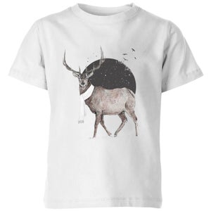 Balazs Solti Winter Is All Around Kids' T-Shirt - White