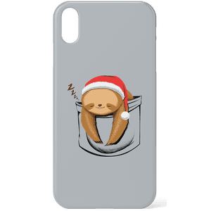 Tobias Fonseca Sloth In A Pocket Xmas Phone Case for iPhone and Android