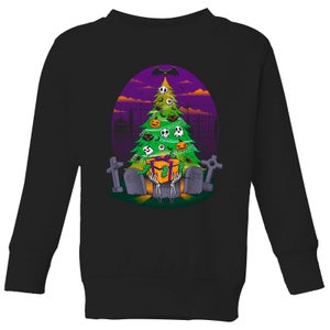 Tobias Fonseca Halloween Is My Xmas Kids' Sweatshirt - Black