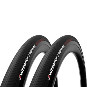 Vittoria Corsa G2.0 Tubeless Ready Road Tyre Twin Pack