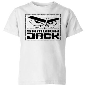 Samurai Jack Stylised Logo Kids' T-Shirt - White