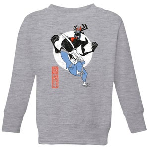 Samurai Jack Eternal Battle Kids' Sweatshirt - Grey