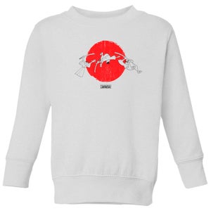 Samurai Jack Sunrise Kids' Sweatshirt - White
