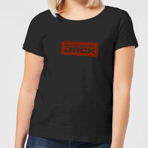 T-Shirt Samurai Jack Classic Logo - Nero - Donna