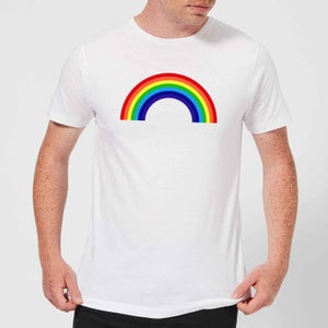 Classic Rainbow Men's T-Shirt - White
