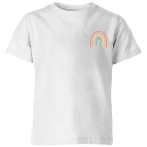 Hand Drawn Rainbow Kids' T-Shirt - White