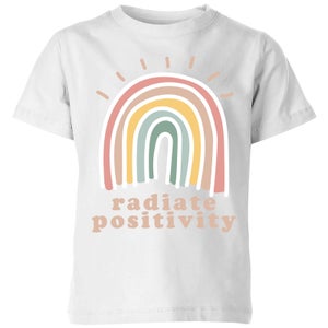 Radiate Positivity Kids' T-Shirt - White