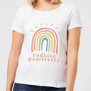 Radiate Positivity Women's T-Shirt - White