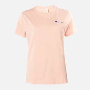 Champion Women's Small Script T-Shirt - Pink