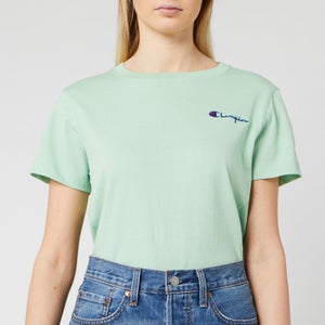 Champion Women's Small Script T-Shirt - Mint Green