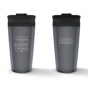 Game of Thrones (I Drink And I Know Things) Metal Travel Mug