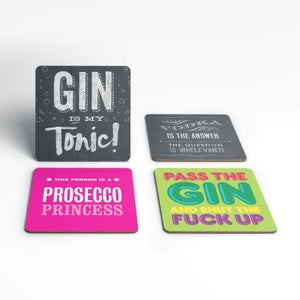 Alcohol Is The Answer Coaster Set