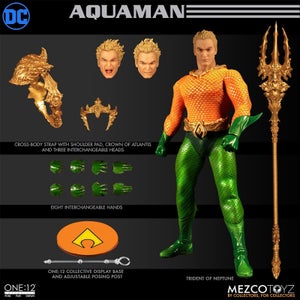 Mezco One:12 Collective DC Comics Aquaman Classic Comic Action Figure