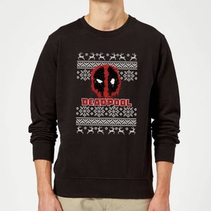 Deadpool Christmas Sweater - Black