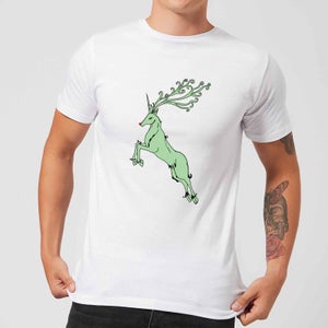 Green Rudolph Men's T-Shirt - White