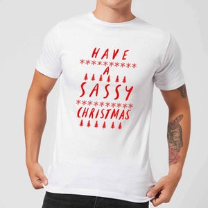 Have A Sassy Christmas Men's T-Shirt - White