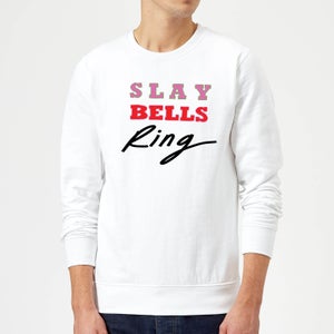 Slay Bells Ring Sweatshirt - White