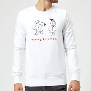 Merry Kissmas Sweatshirt - White