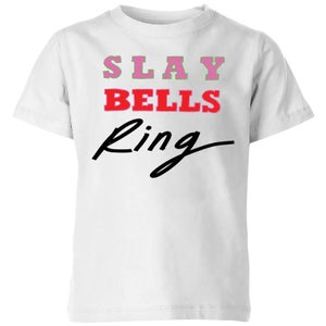 Slay Bells Ring Kids' T-Shirt - White