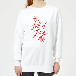 Full Of Joy Women's Sweatshirt - White