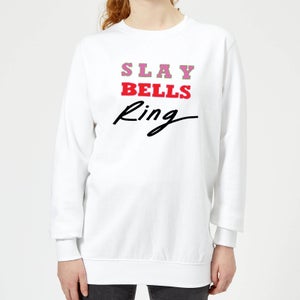 Slay Bells Ring Women's Sweatshirt - White