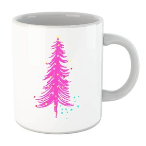Pink Christmas Tree Mug