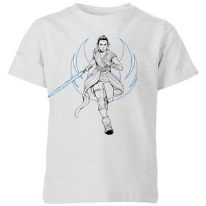 The Rise of Skywalker - Rey Kinder T-Shirt - Grau - Unisex