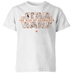 T-Shirt The Rise of Skywalker Logo - Bianco - Bambini