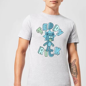 Rick and Morty Teddy Rick Men's T-Shirt - Grey