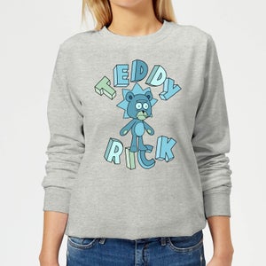 Rick and Morty Teddy Rick Women's Sweatshirt - Grey