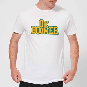 Ok Boomer College Men's T-Shirt - White