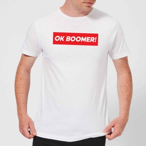 Ok Boomer! Block Men's T-Shirt - White