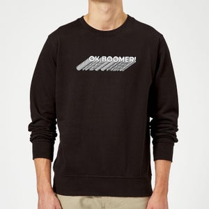 Ok Boomer Repeat Sweatshirt - Black