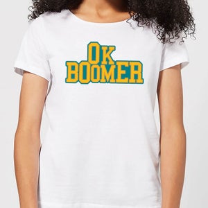 Ok Boomer College Women's T-Shirt - White