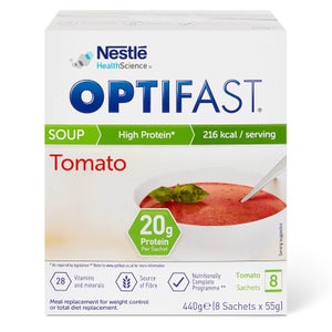OPTIFAST Soup - Tomato - 1 Month Supply - 4 Boxes (32 Sachets)