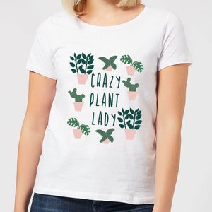 Crazy Plant Lady Women's T-Shirt - White