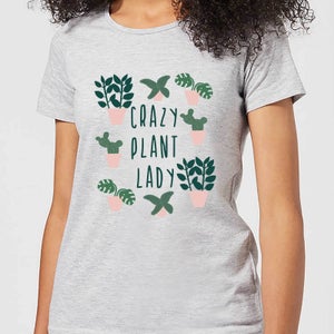 Crazy Plant Lady Women's T-Shirt - Grey