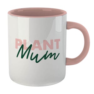 Plant Mum Mug - White/Pink