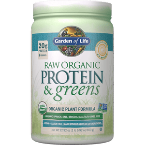 Raw Organic 有機純天然蛋白粉－綠色蔬果配方－微甜－650公克