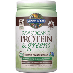 Raw Organic 純天然有機蛋白粉－綠色蔬果配方－巧克力－610公克