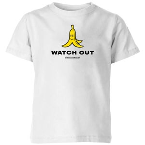 T-Shirt Watch Out - Bianco - Bambini